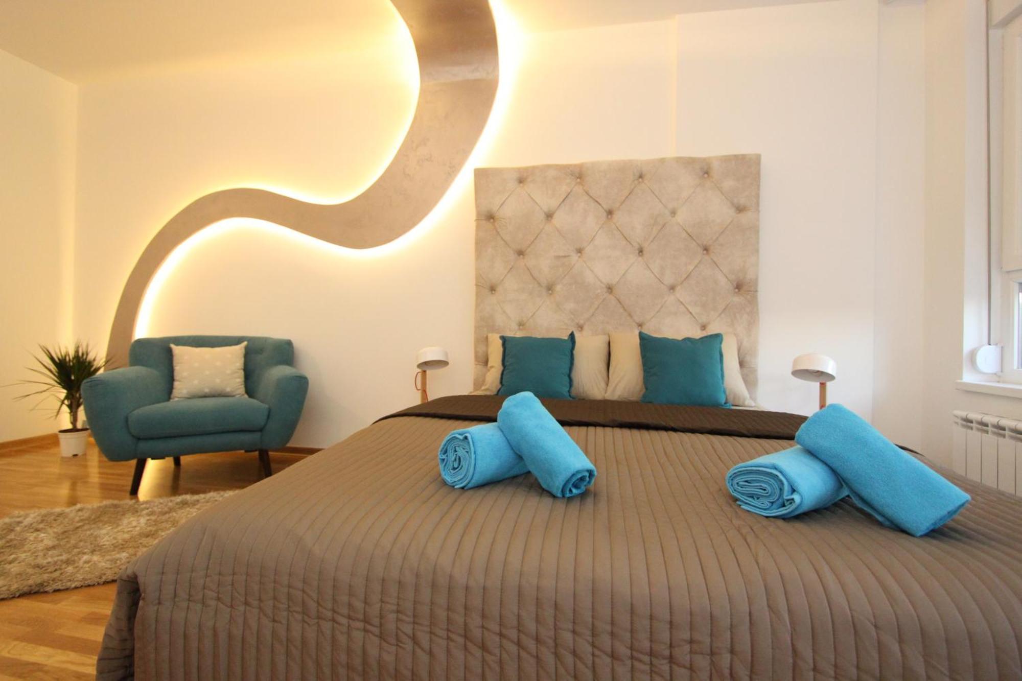 Riviera New Belgrade Apartment, Parking 5 Eur Per Day 외부 사진