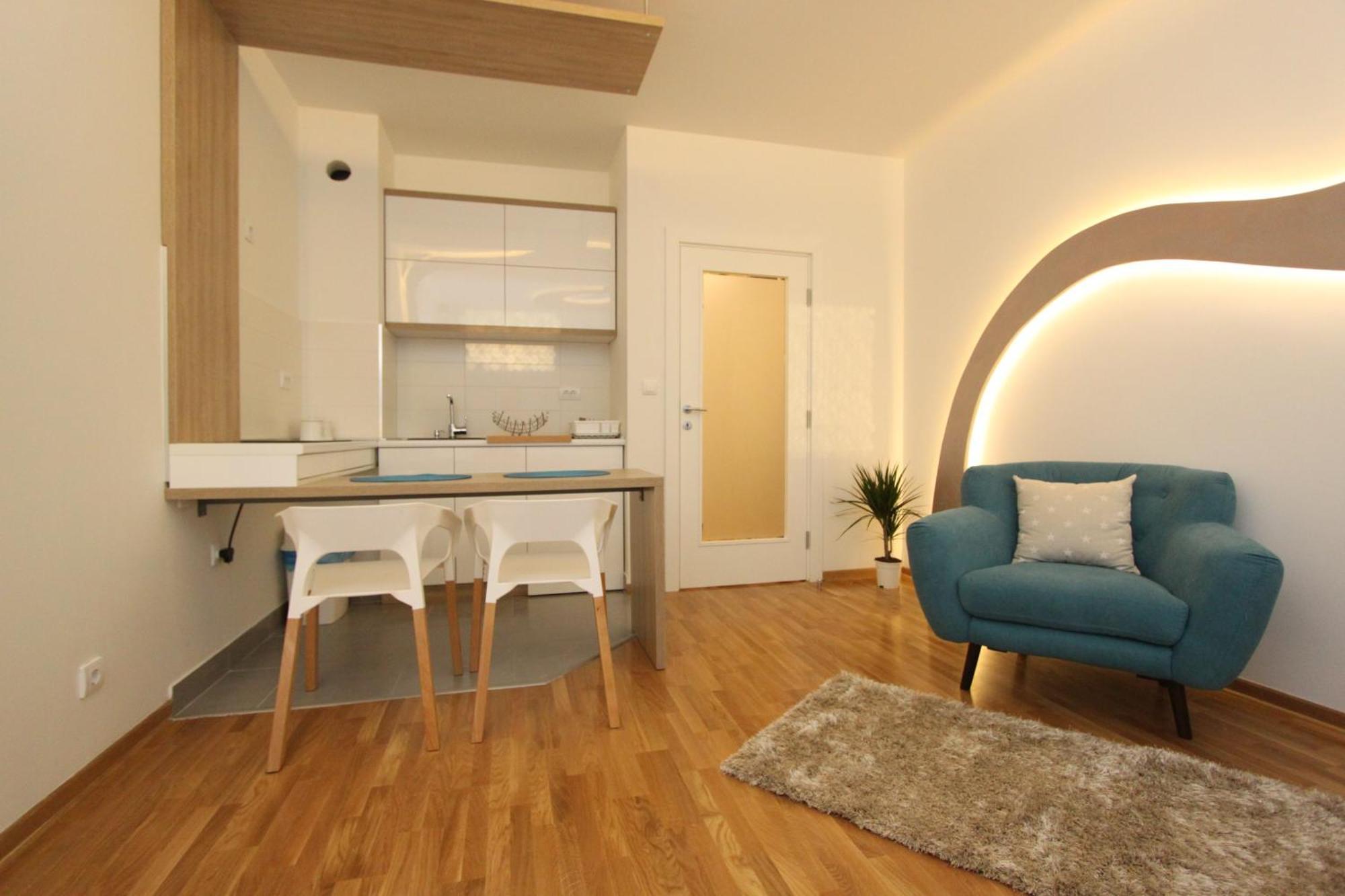 Riviera New Belgrade Apartment, Parking 5 Eur Per Day 외부 사진